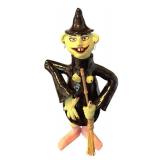 K - Artisan Created Ceramic Witch Figurine Teapot