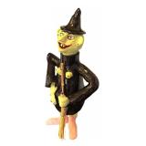 K - Artisan Created Ceramic Witch Figurine Teapot