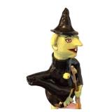 K - Artisan Created Ceramic Witch Figurine Teapot