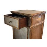 DR - Theodore Alexander Eglomise Decorator Cabinet