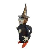 O - Ceramic Artisan Crafted Witch Teapot