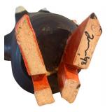 O - Ceramic Artisan Crafted Witch Teapot