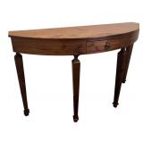 LL - Curved Front Console Table with Drawer
