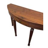 LL - Curved Front Console Table with Drawer