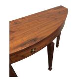 LL - Curved Front Console Table with Drawer
