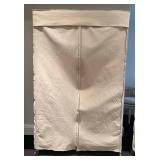 LL - Covered Clothing Storage Rack on Wheels