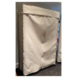 LL - Covered Clothing Storage Rack on Wheels