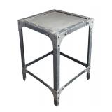 LL - Industrial Style Accent Table