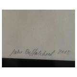 LL - Julie Buffalohead Fox Tussle Lithograph