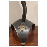 LL - Industrial Brutalist Style Lamp 18-Inch Copper Patina Shade with Rivets