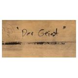 LL -Der Geist Nicholas Harper Original Artwork / Original Acrylic on Panel by Nicholas Harper Der Geist - Framed Painting