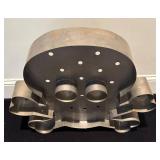 LLR - Large Metal Skull & Crossbones Decor
