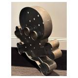 LLR - Large Metal Skull & Crossbones Decor