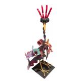 LL - Artisan Crafted Whimsical Metal Sculpture - Abstract Bird