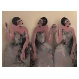 LLR - Three Ladies Triple Panel Screen by Jane Elias