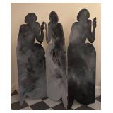 LLR - Three Ladies Triple Panel Screen by Jane Elias