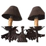 LL - Dramatic Dragon Gothic Dragon Sconce