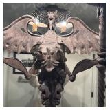 LL - Dramatic Dragon Gothic Dragon Sconce