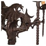 LL - Dramatic Dragon Gothic Dragon Sconce