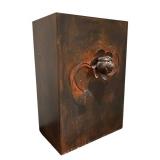 LL - Jan Barboglio Floral Metal Trash Can & Tissue Holder Set