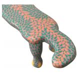 LLR - Hand Painted Wooden Lounge Lizard Bench by Cram