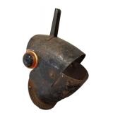LL - Artisan Crafted Metal Fish Head Sculpture - Vintage Rust Patina