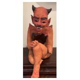 LL - Terracotta Demon Sculpture