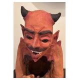 LL - Terracotta Demon Sculpture