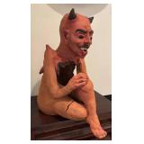LL - Terracotta Demon Sculpture
