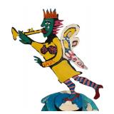 LL - Two Whimsical Metal Spring Figurines by Smock