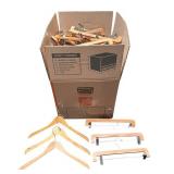 LL - Plethora of Quality Wooden Clothes Hangers