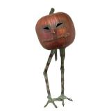 LL - Cast Iron Pumpkin 23' Tall Sculpture
