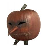 LL - Cast Iron Pumpkin 23' Tall Sculpture