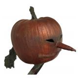 LL - Cast Iron Pumpkin 23' Tall Sculpture