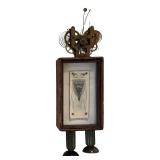 LL - Industrial / Steampunk Artisan Crafted Clock Wall Hanging Sculpture