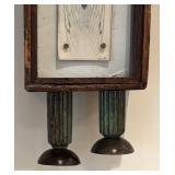 LL - Industrial / Steampunk Artisan Crafted Clock Wall Hanging Sculpture