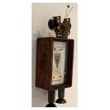 LL - Industrial / Steampunk Artisan Crafted Clock Wall Hanging Sculpture