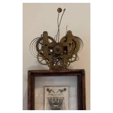 LL - Industrial / Steampunk Artisan Crafted Clock Wall Hanging Sculpture