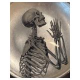 LL - Eva Kantor Loot Pieces Praying Skeleton Plate Decor