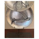LL - Eva Kantor Loot Pieces Praying Skeleton Plate Decor