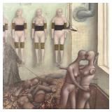 LL - 'Everywhere Life' Original Painting on Board by Shura Alexander Petrov