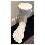 LLR - Seletti Colossus Foot Side Table - White Sculptural Table
