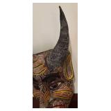 LL - Vintage Mask - Wooden Multi-Color Painted