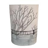 LL - Tree Branch Painted Design Ceramic Vase