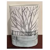 LL - Tree Branch Painted Design Ceramic Vase
