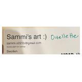 LL - Original Acrylic on Canvas Painting by Sammi Ouellette