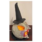 LL - Vintage Style Papier-Mâché Witch Lamp
