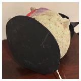 LL - Vintage Style Papier-Mâché Witch Lamp