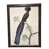 LL - Tobias Hobson Original Watercolor Painting, Framed