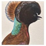 LL - Tobias Hobson Original Watercolor Painting, Framed